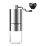 Portable Manual Coffee Grinder - Ceramic Conical Burr with 5 Adjustable Settings for Grinding, Perfect for Espresso Enthusiasts at Home, Office, or Camping
