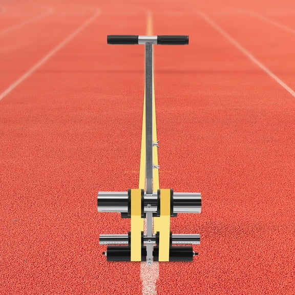 Portable Manual Court Line Tape Machine Tape Line Striping 35*29*80cm for Sports Grounds, Running Tracks, Parking Lots