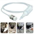 thumbnail image 1 of Portable Manual Oil Pump Siphon Tube Car Hose Liqueur Extractor Transfer Sucker White, 1 of 7