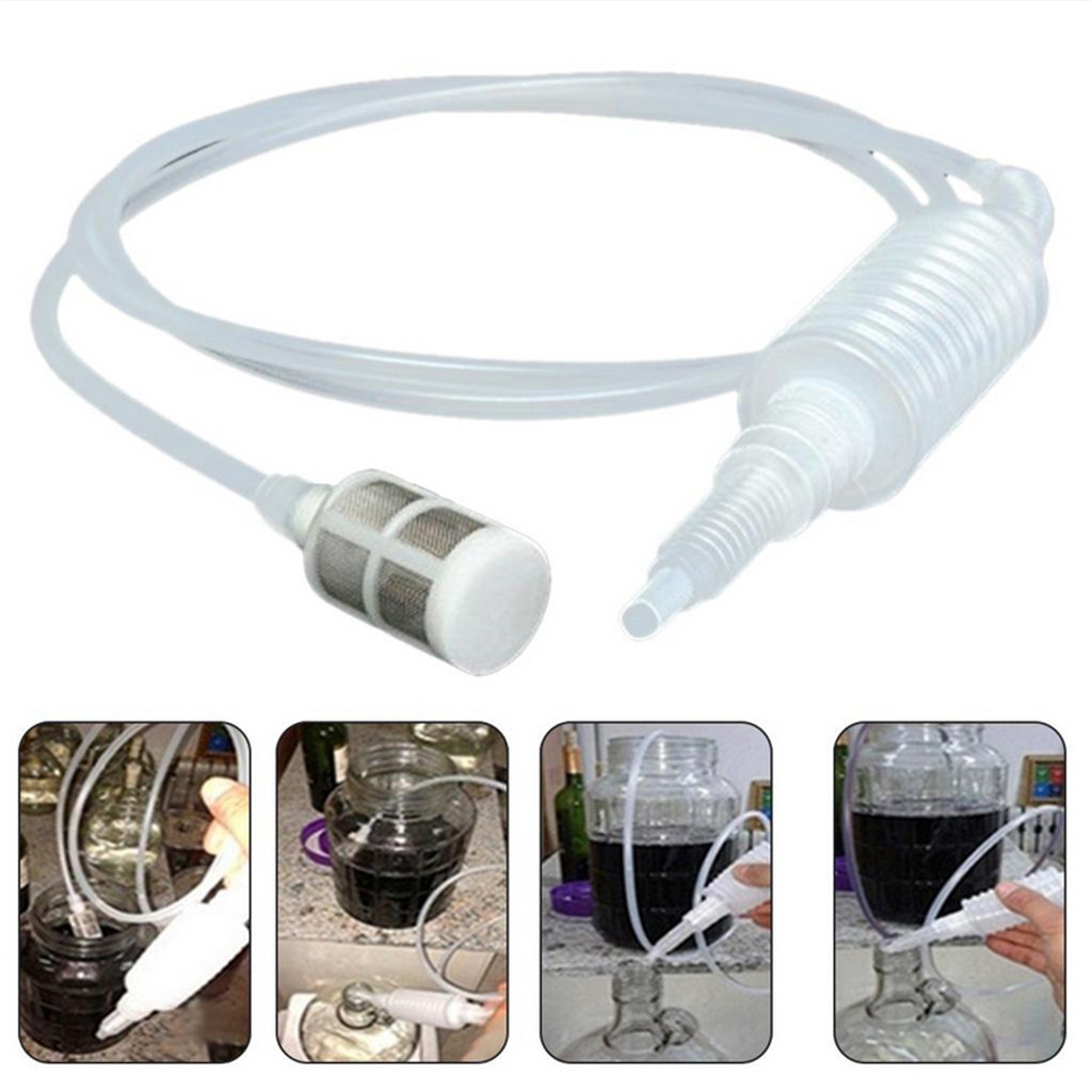 Portable Manual Oil Pump Siphon Tube Car Hose liqueur Extractor ...