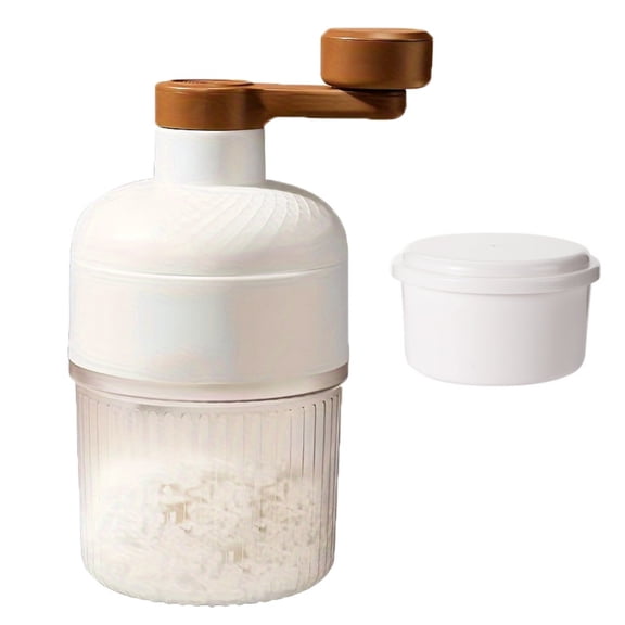 Portable Manual Snow Cone Machine & Shaved Ice Maker BPA-Free Hand-Cranked Ice Crusher for Home, Kitchen & Picnics Easy-to-Use DIY Dessert Tool for Summer Parties