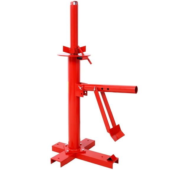 Portable Manual Tire Changer Red 8 to 16 Inch Steel Tire-Changing Tool for Car and Truck - Bead Breaker