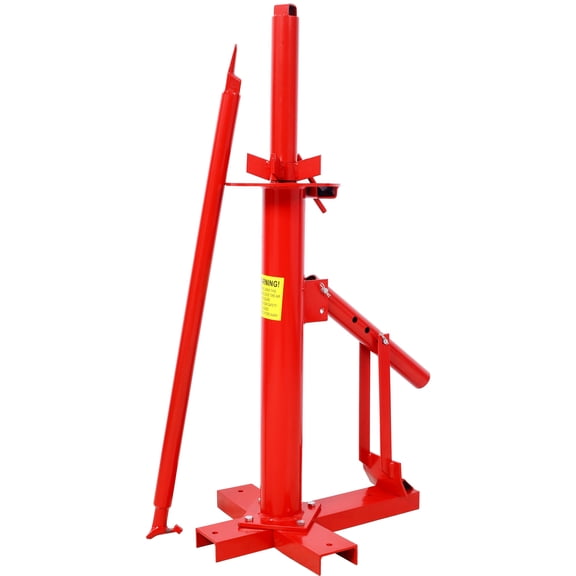 Portable Manual Tire Changer for Car Truck Home Garage, Red Steel Tire Changing Tool 8 to 16 Bead Breaker Mounting Tool