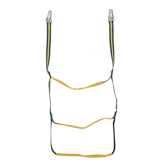 Portable Marine Rope Ladder, 3 Step Boat Rope Ladders Boat Ladder Removable Climbing Aider for Fishing Boats, Inflatable Boat, Kayak, Motorboat, Canoeing