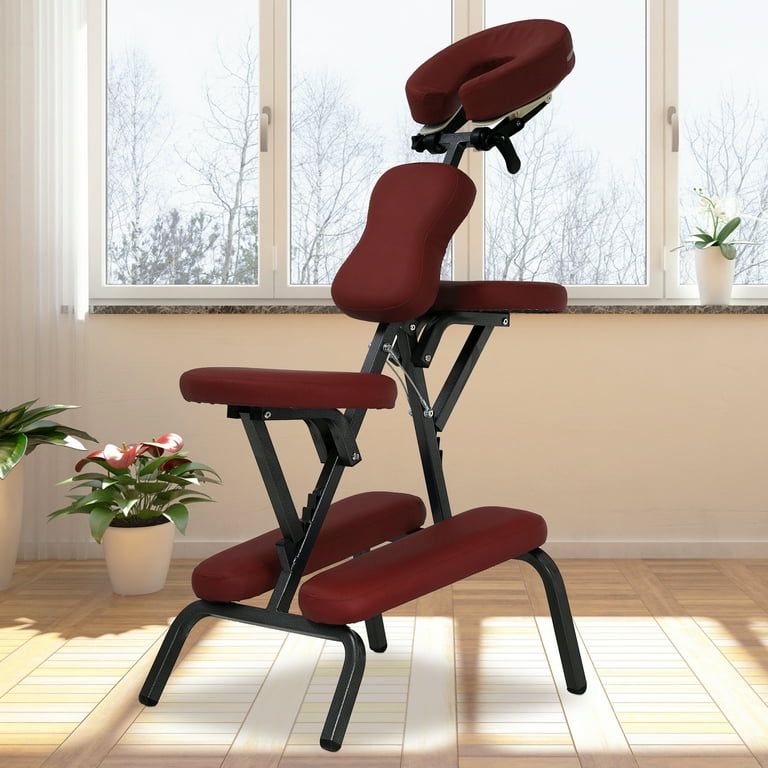 Portable massage chair - Burgandy Portable massage chair - Burgandy