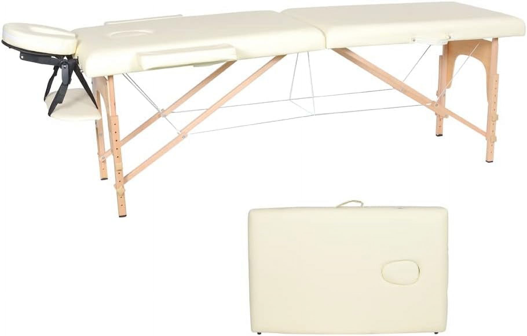 Portable Massage Table,Massage Bed Spa Bed 84” L 24” W Height Adjustable Massage Table With