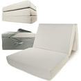 Portable Mattress 60 x 80 x 6 inches Folding Memory Foam Guest Fold