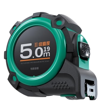 JCBCKJ 25 FT Industrial Tape Measure, Self-Locking Heavy-Duty Steel Ruler With Easy To Read Scale, Suitable For Engineers And Decorators To Measure