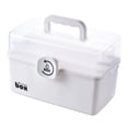 thumbnail image 1 of Portable Medical Storage Box With Multiple Layers - Large Capacity Household Medicine Organizer, White - For Home, Emergency, Daily Use, 1 of 4