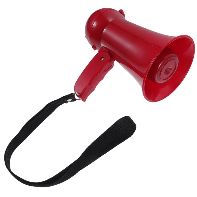 Portable Megaphone Handheld Loudspeaker Battery Operated Megaphone with