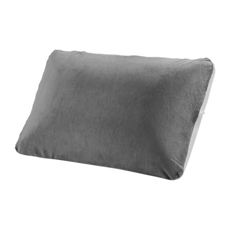 Portable Memory Foam Camping Pillow for Travel - Lightweight with Washable Cover, Airplane & Backpack Use