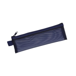 Portable Mesh Pencil Case, Clear Zipper Stationery Bag, Organizer Storage For Campus Youth & Office Professional Worker
