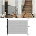 thumbnail image 1 of Portable Mesh Pet Gate for Indoor Stairs and Doorways Folding Barrier for Dogs and Cats Proof Gate for Hallways, 1 of 7