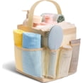 thumbnail image 1 of Portable Mesh Shower Caddy – 9 Pockets Large Capacity Quick Dry Toiletry Bag, College Dorm Essentials for Girls, Gym Travel Swim Beach Camping, 1 of 7