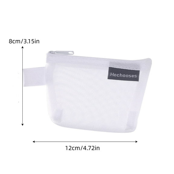 Portable Mesh Storage Bag Mesh Zipper Pouch Mini Mesh Pouch Purse Multi Purpose Small Storage Bag For Home Office Travel Accessories Organizer Nylon, Multi-Color One Size