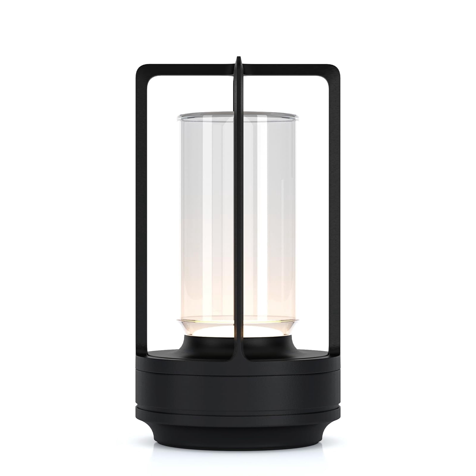 Fylivore Portable Metal Cordless Table Lamp Lighting Rechargeable Battery Powered LED Desk ,3 Color Stepless Dimming Touch, for Bedroom Home Living Room