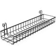 thumbnail image 1 of Portable Metal Farmhouse Wall Decor Storage Organizer Basket Bin with Handles for Hanging in Entryway, Mudroom, Bedroom, Bathroom, Laundry Room - Wall Mount Hooks Included, 1 of 5