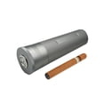 thumbnail image 1 of Portable Metal Humidor Cigar Tube Humidifier Storage Bin Humidity Display Silver, 1 of 4
