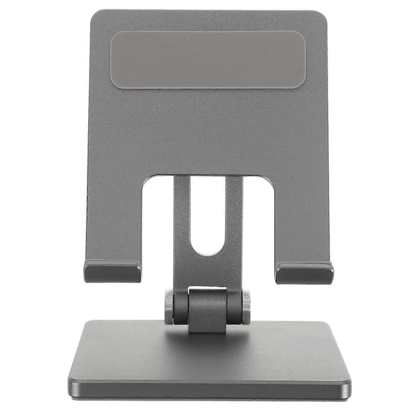 Portable Metal Support Stand Foldable Tablet Stand Dark Grey 12.00X9.00X9.00cm Hands-free Support 1Pack