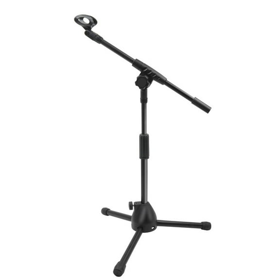 Portable Mic Stand with Adjustable Boom Arm, Stable Tripod Base for Guitar Erhu Live & Studio