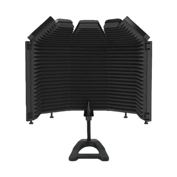 Portable Microphone Isolation Booth For Microphones Reduces Background Noise In Any