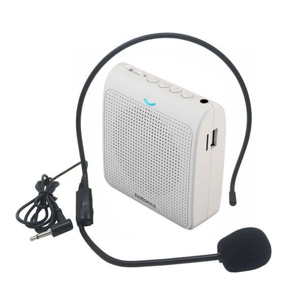 Portable Microphone Loud Speaker Mini Voice Amplifier With USB TF Card FM Radio For Teacher Tour Guide K100 ,Easy to Operate