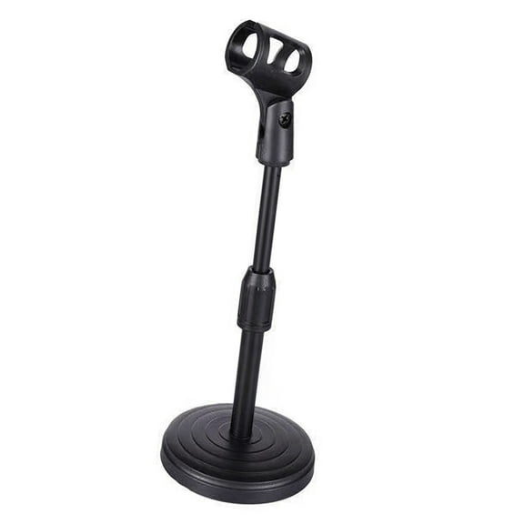 Portable Microphone Stand Holder Rack with Adjustable Features for Dynamic Studio Use and Field Interviews