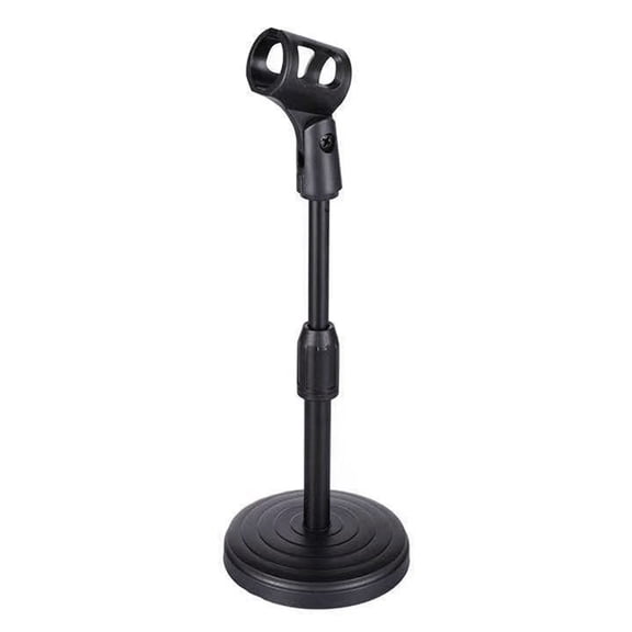 Portable Microphone Stand Holder Rack with Adjustable Features for Dynamic Studio Use and Field Interviews