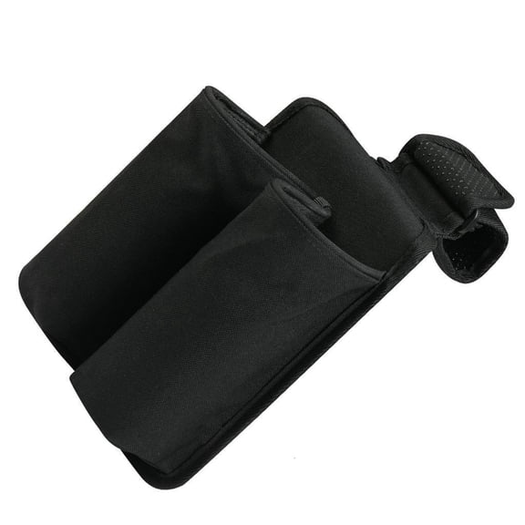 Heavy Duty Nylon Mic Carrying Case Microphone Holder for Handheld Dynamic Mics Storage Hanger Double Microphone