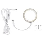 Portable Microscope Accessories Slide Preparation Camera 60 LED Adjustable Ring Light For STEREO ZOOM Microscope