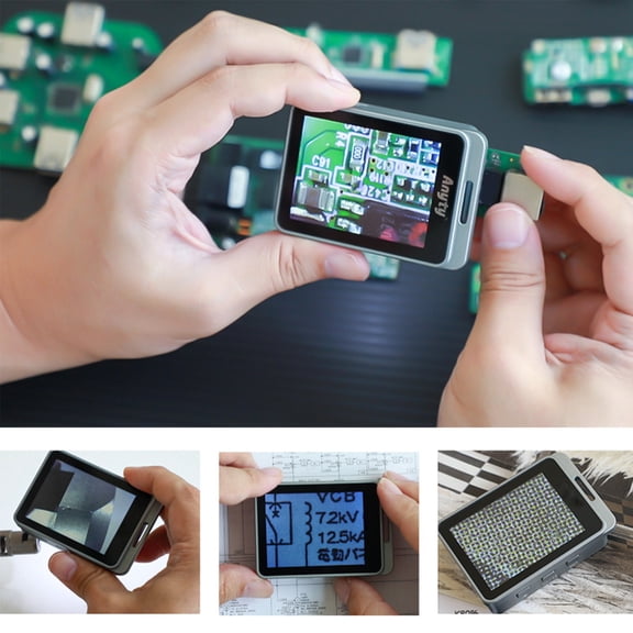 Portable Microscopes Mini Handheld High Magnification Microscope, Compact Lightweight Pocket Microscope, Versatile Observation Tool for Educational Study Research & Hobby Exploration