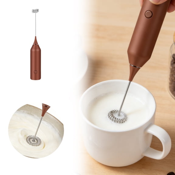 Portable Milk Frother Handheld Coffee Foam Maker For Lattes Cappuccinos & More