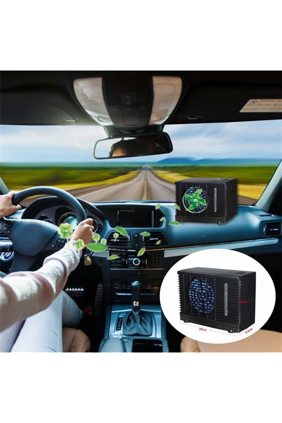 Portable Mini 24V Car Air Conditioning Unit, Advanced Thermal Tech Low Power Quiet, Robust Weather Resistant, Compact Versatile Easy Connect, For Car Camping Travel All-Year Cooling