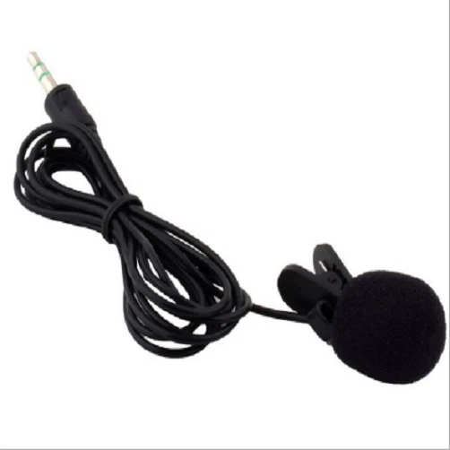 Portable Mini 3.5Mm Tie Lapel Lavalier Clip On Microphone Lecture Teaching