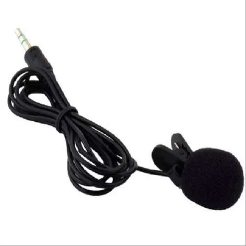Portable Mini 3.5Mm Tie Lapel Lavalier Clip On Microphone Lecture Teaching