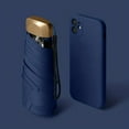 thumbnail image 1 of Portable Mini 50 fold Umbrella Sun Umbrella Sun Umbrella Sun Sunscreen Umbrella (Navy Blue), 1 of 7