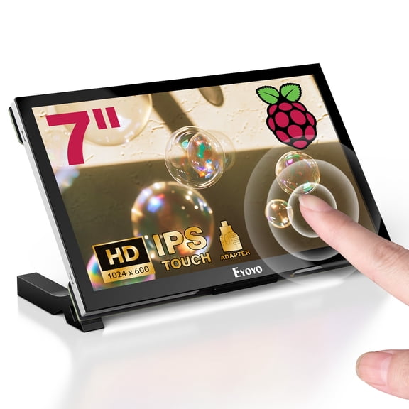 Portable Mini 7" Touchscreen HDMI Monitor 1024600 IPS Display PC Gaming Computer Screen