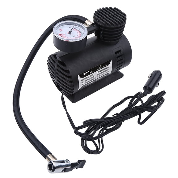 Portable Mini Air Compressor Electric Tire Infaltor Pump 12 Volt Car 300 PSI,Mini Air Compressor,12V