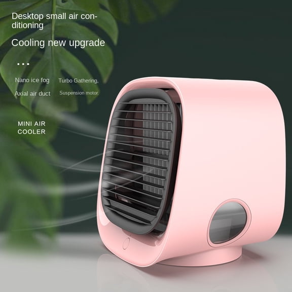 Portable Mini Air Cooler Fan USB Desktop Fan Water Mist Humidifier Desk Fan for Home Office Use