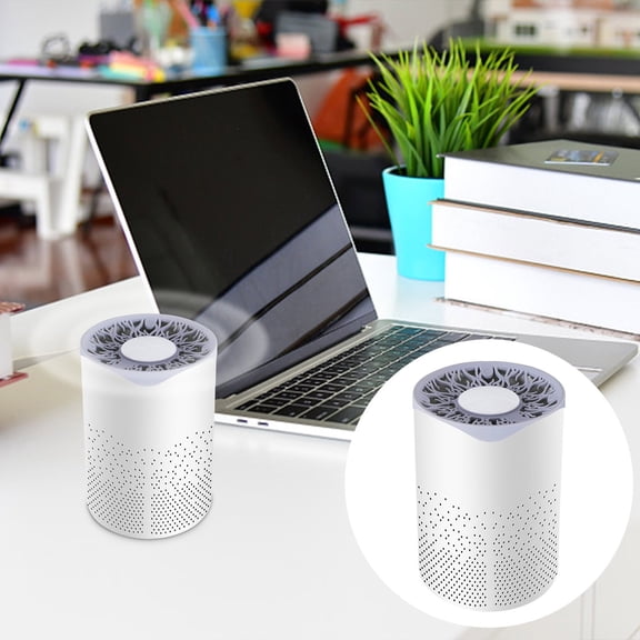 Portable Mini Air Purifier 1 Pack, Small Air Cleaner for Car, Dorm, Bedroom, Bathroom, Office, Hotel & Basement Small Spaces