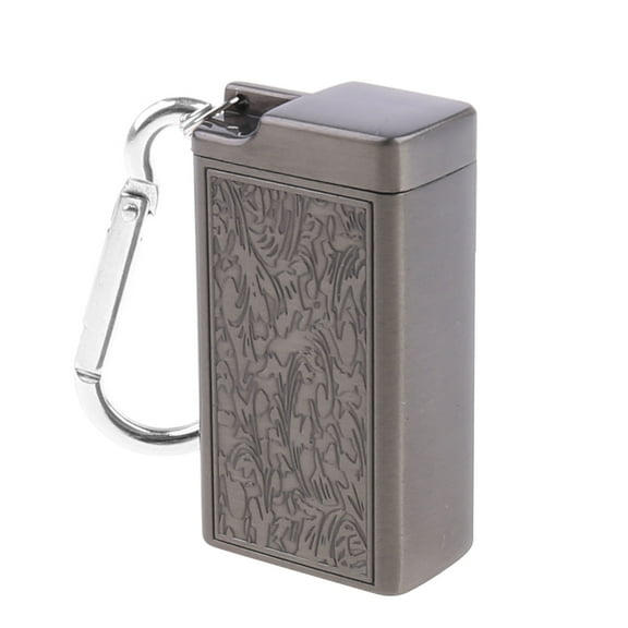 Portable Mini Ashtray Cigarette Keychain Outdoor Use Pocket Smoking Ash Tray with Lid for Key Chain for Travelling Stora