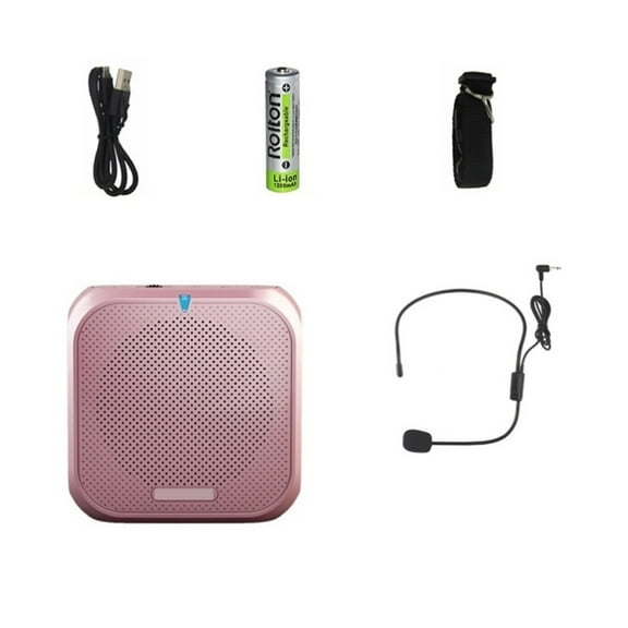 Portable Mini Audio Voice Amplifier Megaphone Booster With Wired Microphone Loudspeaker Speaker MP3 Teachers Voice Amplifier ,Easy to Operate