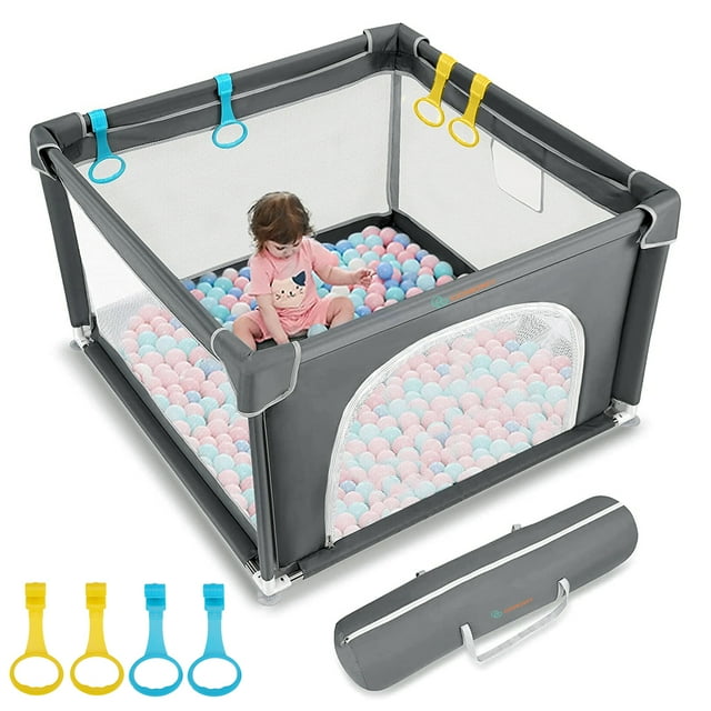 Portable MiniBaby Playpen, Create a Safe Play Space for Your Little One Indoor/Outdoor Play