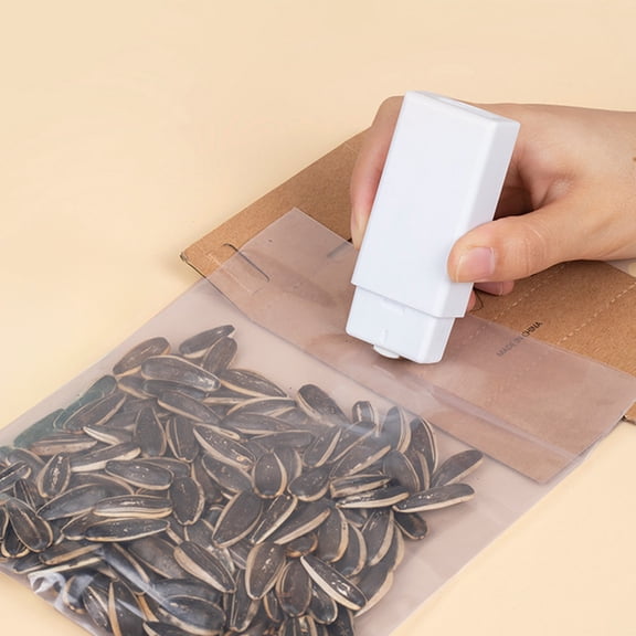 Portable Mini Bag Sealer Heat Sealing Machine | Handheld Food Snack Packaging Tool | Stainless Steel Fast | Magnetic Design | Safety Lock | 8.5x3.5x1.8cm | 1pc