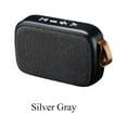 thumbnail image 1 of Portable Mini Bass Wireless Bluetooth Speaker Speaker Sound Box Radio Speaker SILVER GRAY, 1 of 1