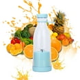 thumbnail image 1 of Portable Mini Blender for Fresh Juice, Smoothies, Shakes, Personal Blender with Rechargeable USB 420ML, 1 of 8