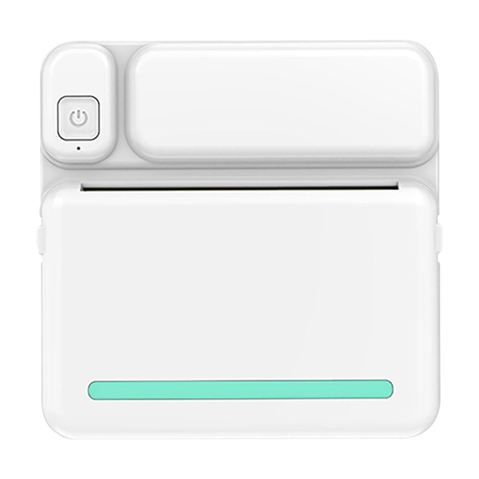 Portable Mini Bluetooth Printer,Compatible with Android and iOS,Wireless Photo & Label Printer with 200dpi Thermal Inkless Printing,Ideal for Travel,Work and Record Life