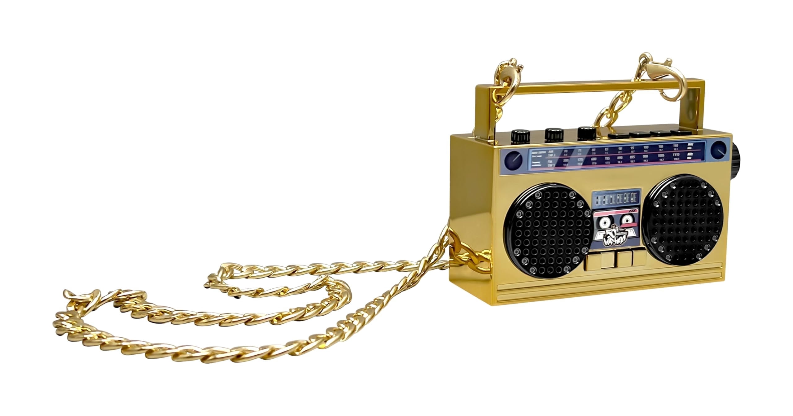 50th Anniversary of Hip Hop Portable Mini Bluetooth Wireless Speaker, Teen's Multiroom Portable Speaker with Accessories