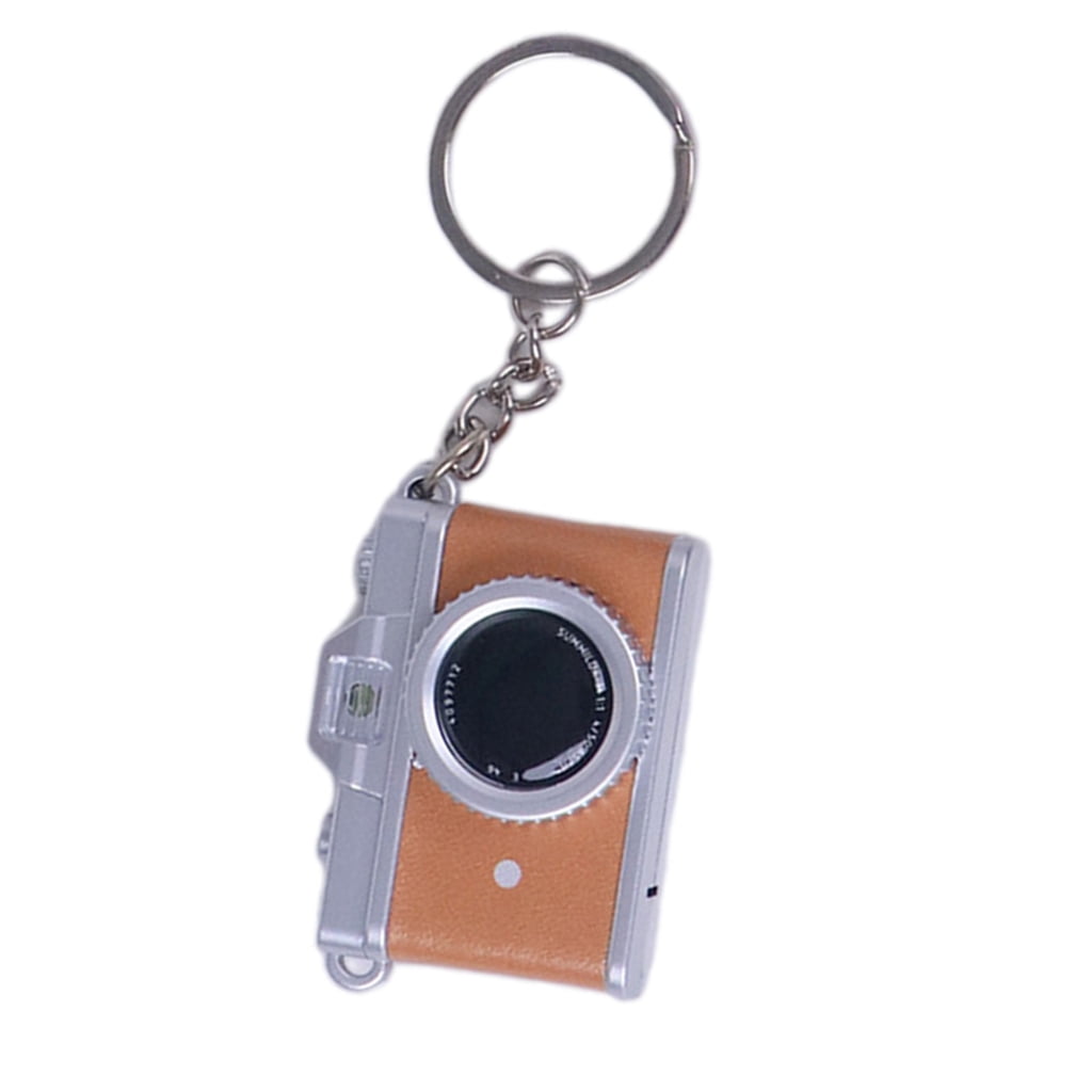 Portable Mini Camera Keychain Vintage Design Glowing Sound Effects Gift ...