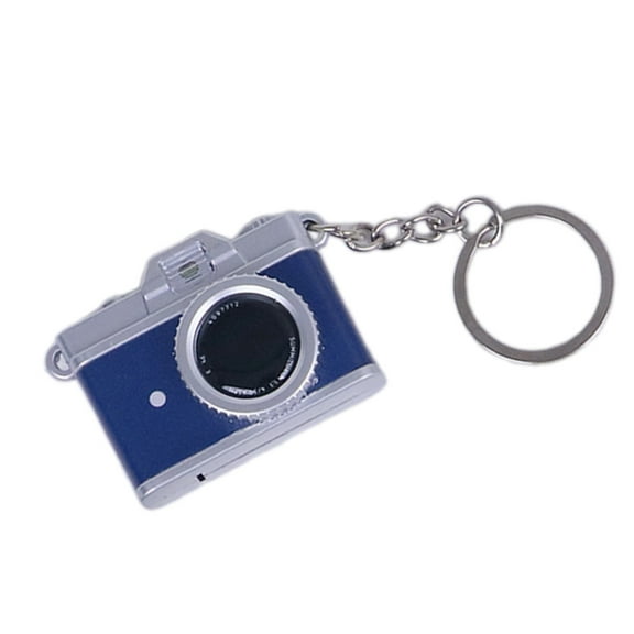 Portable Mini Camera Keychain Vintage Design Glowing Sound Effects Gift Item